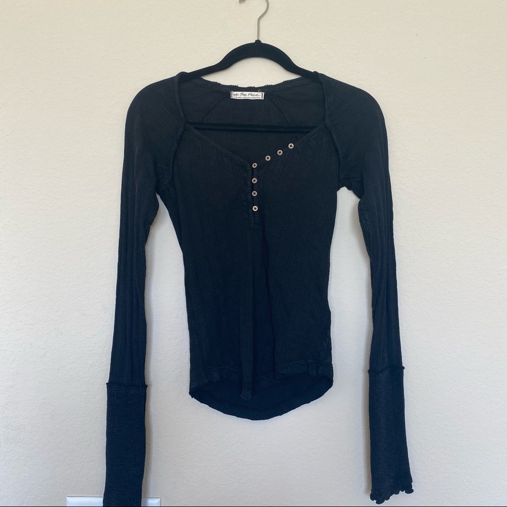Free People Long Sleeve Top